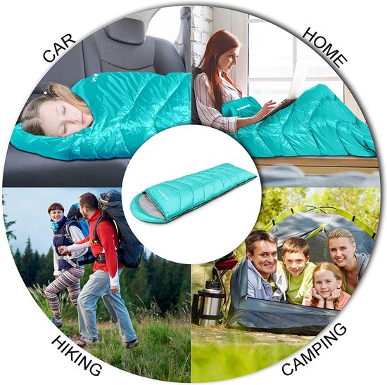 outdoor, camping, voor volwassenen en kinderen, slaapzakken, zomer, winter, 3-4 seizoenen, dekenslaapzak, ultralicht, kleine pakmaat, reisslaapzak, waterdicht