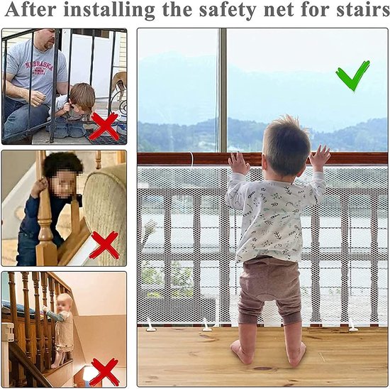 Traphekje – Kinderhekje Voor Baby, Hond en Huisdier -  Als Beste Geteste Veiligheidshekje voor Baby – Deurhekje