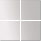 4 stuks spiegeltegels, elk 30 x 30 cm, spiegeltegels, spiegel, wanddecoratie, wandspiegel, kleefspiegel