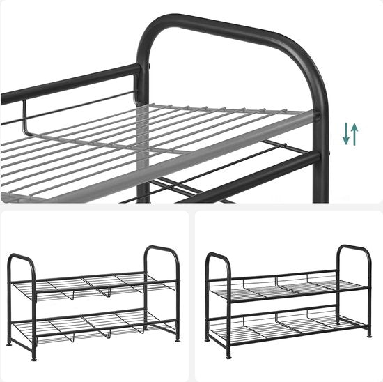 Schoenenkast,zwart 6
