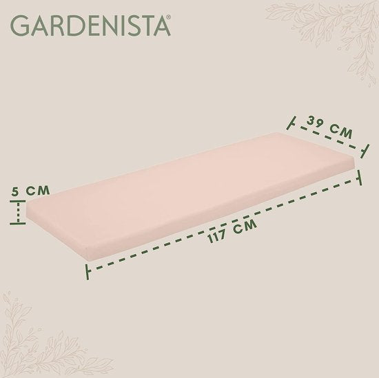 Tuinbankkussen, zitkussen, voor patio, meubels, 2-zits, waterafstotend, zacht en duurzaam materiaal, comfortabele en lichte vezelvulling, gemakkelijk te reinigen (paars)