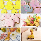 Uitsteekvormen voor dieren, doe-het-zelf uitsteekvormen voor dieren, 9 stuks koekjessnijders voor dieren, roestvrij staal voor bakken, fondant en koekjes