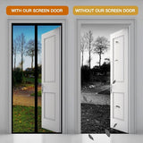 Balkondeur, vliegenhor, 80 x 200 cm, magnetische insectenwerende balkondeur, zonder boren, verdikt vliegengordijn, insectenwerende deur, voor balkondeur, woonkamer, kelderdeur en terrasdeur