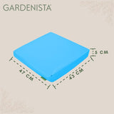 Tuinstoelkussen voor rotanstoel, lichtgewicht reservemeubelkussen, waterdichte terrasmeubelbekleding, comfortabel, duurzaam en eenvoudig te reinigen (turquoise,