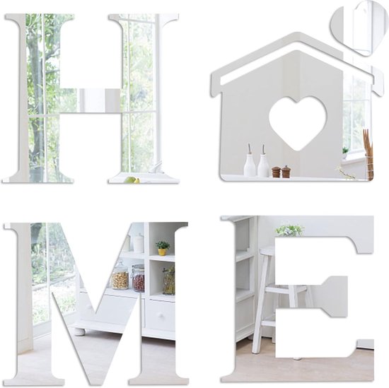 Spiegelwandsticker 3D acrylspiegelwandsticker 3D verwijderbare acrylspiegelwanddecoratie Acrylspiegelsticker zelfklevend voor thuis slaapkamer woonkamer decoratie.