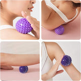 Acupressuurset Acupressuurmat met kussen - Acupressuurkussen Massagemat met 2 stuks Massageballen Goed voor verlichting van hoofd-nekpijn, pijnverlichting, bloedcirculatie met draagtas