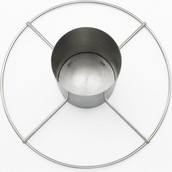 2 x roestvrijstalen kippenbranders - kippengrills met aromacontainer - grillbrander voor het koken van hele kip in de oven of op de grill (pak van 02 - met aromacontainer)