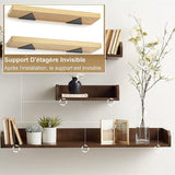 Set van 4 plankbeugels driehoek 14 cm zwevende ijzeren wandplank metalen open planken voor handwerk Vertaling: Set van 4 driehoekige plankbeugels van 14 cm, zwevende ijzeren wandplank, metalen open planken voor handwerk.