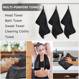 Droogdoeken, douche, set van 3 microvezeldoeken, droogdoek, pluis- en streepvrij, extreem absorberend, microvezeldoeken, handdoeken, 40 x 60 cm, voor verschillende gelegenheden