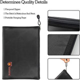 Fireproof Document Bag, Waterproof Document Bag, Lipo Safe Bag, Fire Security Bag