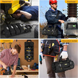 Roltas, gereedschap, moersleutel, lege gereedschapstas, met 11 vakken, multifunctionele roltas, gereedschapstas, klein, ideaal voor loodgieters, ambachtslieden en elektriciens