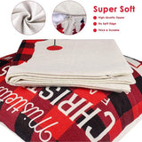 kussenslopen voor Kerstmis zijn gemaakt van uitstekende ademende linnenstof