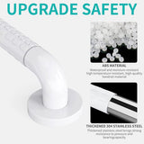 Handgrepen voor senioren, 2 stuks handgrepen, douche, roestvrij staal, antislip, stabiel, robuust, voor badkamer, douche, trappers, voor senioren, kinderen, gehandicapten, gedwongen gebruik (30 cm & 40 cm)