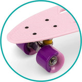 Skateboardmelkweg | kinderen | dood 50kg | stil zijn | antislip platform | ABEC-7 lagers | roos