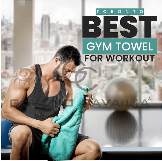 Familiehanddoeken, 10-delige set, 100% Egyptisch katoen, 4x gezicht, 4x hand, 2x badhanddoek, hoog waterabsorberende badaccessoires, machinewasbaar, blauwgroen