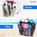 Mesh Shower Caddy Basket/Hanging Portable Shower Tote Bag Mesh Shower Basket - Toiletry Bag Transparent Tote Bag Organiser Toiletry Bag for Hanging - For Women, Women