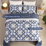 Sprei deken 240x260cm blauw