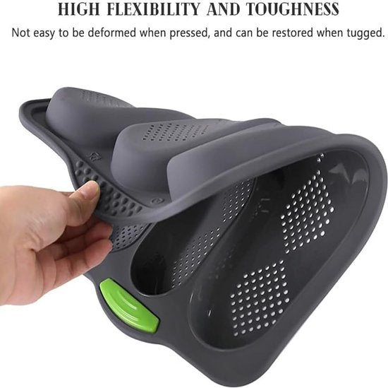 Stokbrood bakvorm, 3 sleuven siliconen stokbrood bakplaat, stokbrood siliconen mal, broodbakvorm, antiaanbakbroodje bakvorm, hotdogbroodje bakvorm