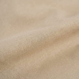 Deluxe Beddengoedset, 155 x 220 cm, 100% katoen, dekbedovertrek met kussensloop 80 x 80 cm, hoogwaardig dekbedovertrek met ritssluiting, Made in EU, beige, 155 x 220 cm