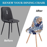 Eetkamerstoelhoes, Scandinavische kuipstoel, overtrek, eetkamerstoel, beschermhoezen, stretch - set van 4 - Ye Yu