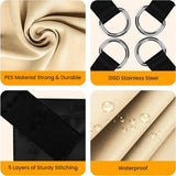 Zonnezeil, rechthoekig, 2 x 3 m, zonnezeil, vierkant, waterdicht, zonwering met inslagringen en bevestigingskoord, voor tuin, terras, camping, buiten, weerbescherming, 95% uv-bescherming, PES