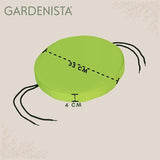 Placemat onderzetters wasbaar set van 6 ronde hittebestendige antislip placemats voor Kerstmis, feesten, keukens, restaurants (goud)