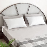 Kussen voor bed 65 x 65 cm Hoofdkussen Set van 2 binnenkussens hypoallergeen anti-mijt zachte kussenvulling met kussensloop katoen en polyester. Afneembaar en wasbaar slaapkussen voor in huis/hotel
