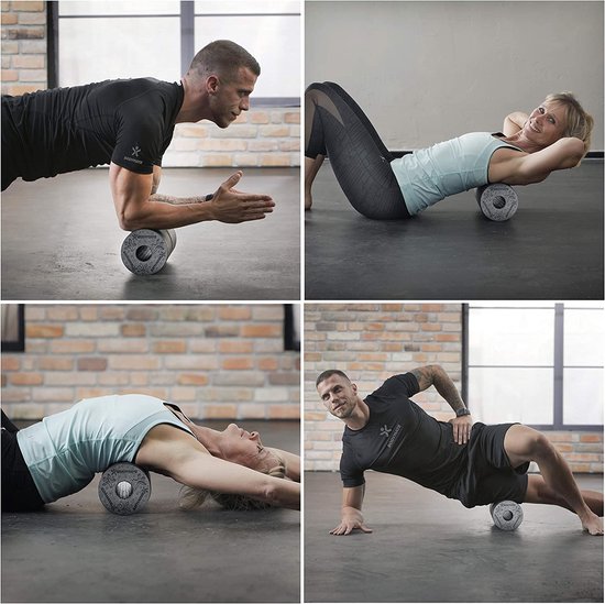 professionele fascia rol standaard medium-hard, lengte 30 cm, diameter 15 cm, blauw