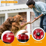 Trainingsbelletjes voor huisdieren, 2 stuks, trainingsbelletjes voor hondenkatten, deurbellen voor potjescommunicatie en netheidstraining met grote knop
