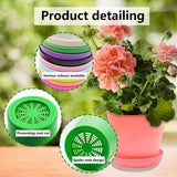 Kleine decoratieve bloempot, praktisch en veelzijdig bruikbaar, miniatuurbloempot, perfect voor kleine planten, optimale accessoires voor je tuin, kweekpotjes, 10 stuks, 10 cm, 10 kleuren