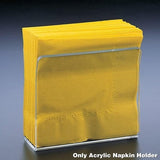 Napkin Holder Acrylic U Shape Crystal Clear Napkin Stand Paper Letter Holder Dinner Paper Cocktail Napkin Dispenser