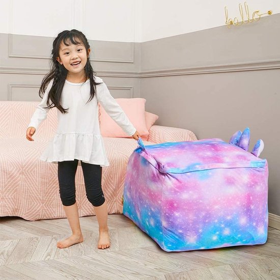 Eenhoornzitzak voor kinderen, knuffeldier, opbergtas, alleen tas, geen vulling