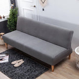 Clic Clac Elastische bankovertrek, zonder armleuning, armloos, antislip (grijs)