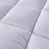 Ultra Soft Matrastopper, anti-slip down alternatief matras pad, luxe 3D-massage bubbels afdekking, 150 x 200 cm