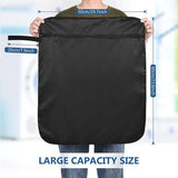 Wetbag 50 cm x 60 cm, 2 stuks herbruikbare luiertas met ritssluiting, waterdichte tas, organizer voor badpakken, strandlaken
