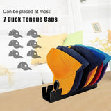 Hoedenhouder Cap houder - acryl hoedenstandaard opslag basecap houder, desktop baseballcaps organizer, voor de presentatie van honkbalpetten, kan worden opgeborgen, 7 hoeden opbergen, zwart