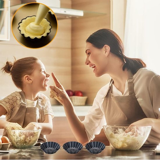 12 stuks eieren cakevorm cupcakes muffin vorm mini taartvorm mentall eiercakevorm taartvormen voor pudding, cake, cupcake, muffin