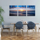 Landschap canvas foto's voor woonkamer badkamer 3 stuks zand strand landschap schilderij wanddecoratie voor slaapkamer eetkamer kantoor keuken, eerste housewarming cadeau voor het huis
