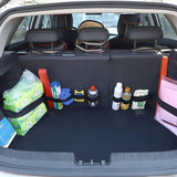 6 stuks kofferbak-organizer-klittenband, kofferbak-nettas, elastische klittenbandbanden, auto-bagagenet, auto-opbergnet, universeel voor auto/SUV