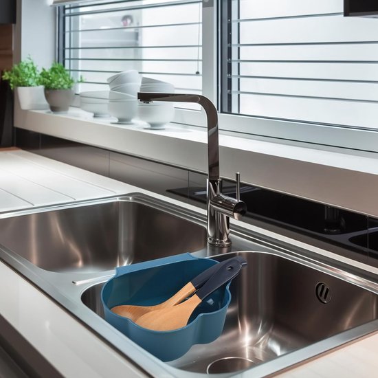 Opvangbak voor keukenafval, verpakking van 3 afvalbakken, hangende commode-organizer voor keukenkastdeur voor het ophangen van huishoudelijk afval