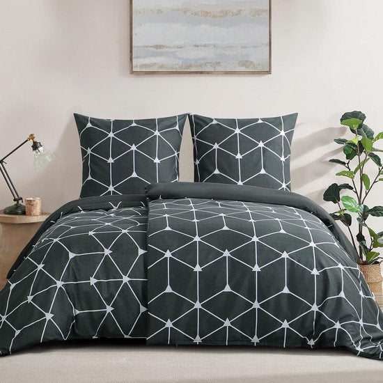 Beddengoed, microvezel, meerkleurig