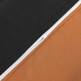 Beddengoed, 135 x 200 cm, 4-delig, zwart, koper, ademend, renforcé beddengoedset met 2 x dekbedovertrek 135 x 200 cm + 2 x kussensloop 80 x 80 cm, zwart, koper