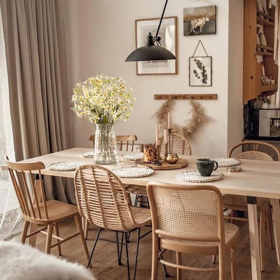 3 Pieces Wild Flowers Artificial with Long Stem Bendable Artificial Flowers for Living Room Bathroom Decoration Home Decoration Flower Arrangement Artificial Flowers Silk Plastic Flowers Mixed 03