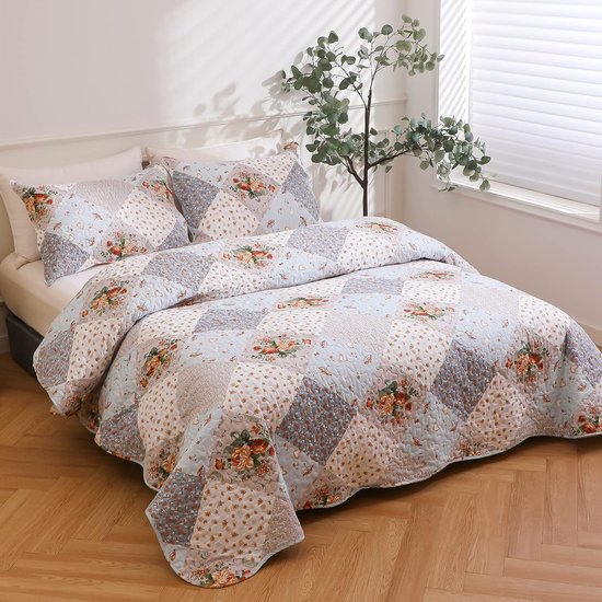 sprei 220 x 240 cm + 2 kussenslopen 50 x 70 cm