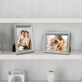 13x18 Fotolijst Grijs Fotolijst met High Definition Glas voor Wandmontage & Tafeldisplay