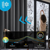 Verduisteringsgordijnen met lussen, ondoorzichtig, set van 2 Blackout curtains with loops, opaque, set of 2