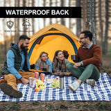 Picknickdeken, 200 x 300 cm, waterdicht, zandvrij, geïsoleerd, opvouwbaar, strandmat, picknickdeken, XXL, baddeken voor camping, park, strand, picknick