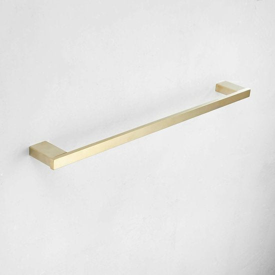 Badhanddoekhouder 50 cm roestvrij staal roségoudlook moderne handdoekhouder wandmontage