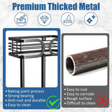 Handdoekhouder voor aan de muur, handdoekhouder met plank en 3 haken, handdoekhouder voor de badkamer kan tot 6 grote afmetingen (160 x 100 cm) van opgerolde handdoeken, mat zwart