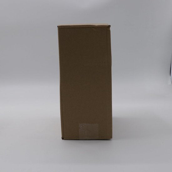 Decoratieve glazen bloemenvaas van glas met metalen standaard met hoogwaardige schilderkunst